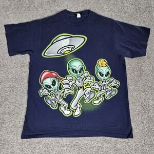 Vintage Animaniacs T-Shirt Mens XL Warner Bros Aliens 1996 Cartoon Made In USA